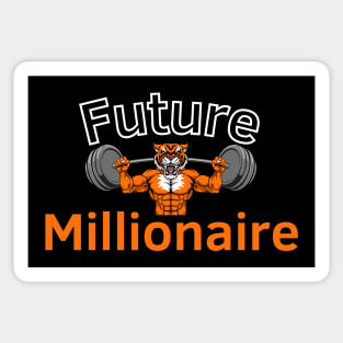 Future Millionaire Tiger Sticker